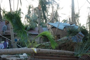 House Damage from Typhoon Yolanda 24