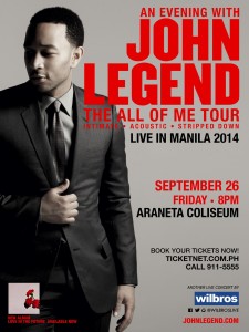 John Legend at Araneta