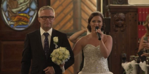 Touching Bride Sings For Groom In Their Wedding!