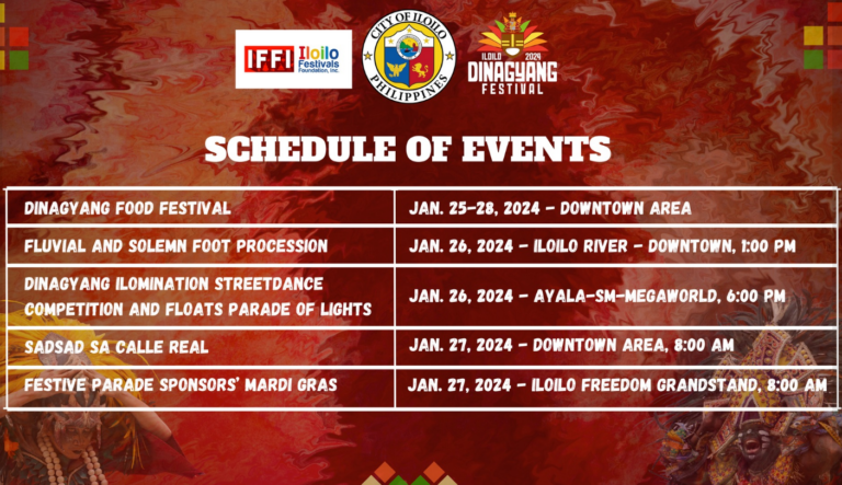 Dinagyang Festival Schedule Of Events Attracttour