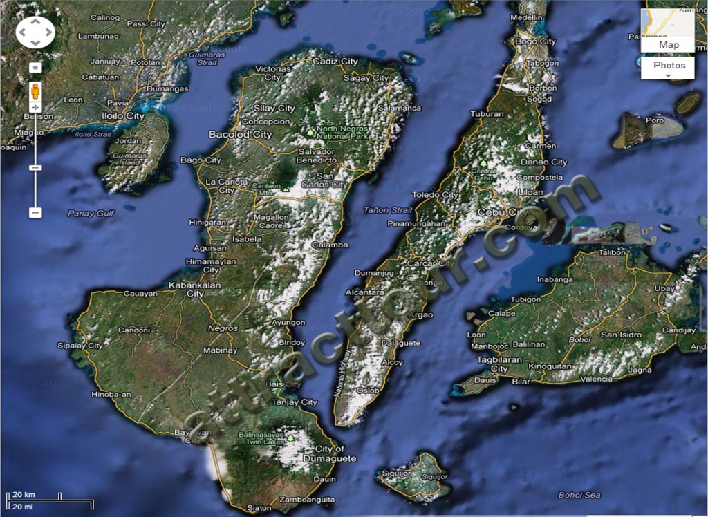 Map of Negros
