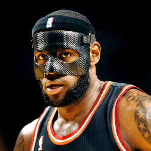 The NBA has requested that LeBron James wear a clear mask to protect his broken nose.