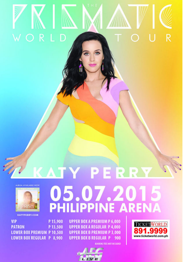 Prismatic World Tour of Katy Perry in Philippine Arena on May 7, 2015