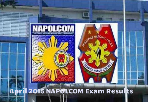 April 2015 NAPOLCOM Exam Results
