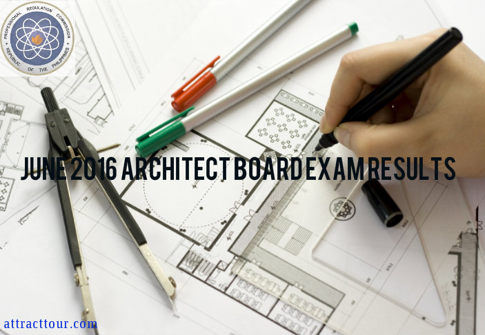 Congratulations! June 2016 Architect Board Exam (ALE) Results 'List of 