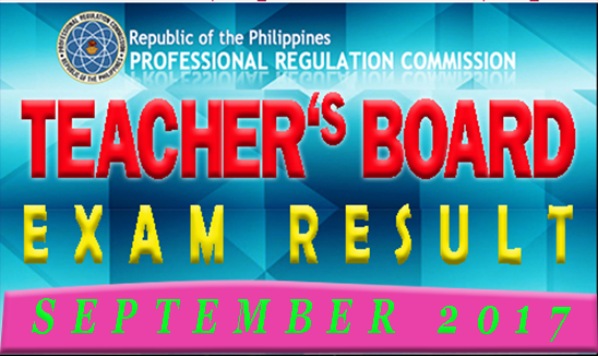 September 2017 LET Results, Teachers Board Exam (Surname U to Z) -  AttractTour