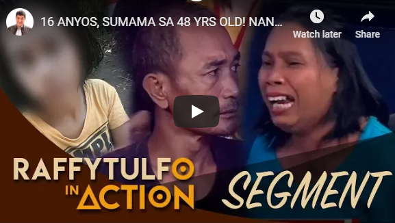 Raffy Tulfo in Action on April 11 2019 Episode 16 Anyos Sumama