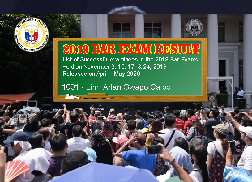 BAR EXAM Result November 2019 FULL List Of Passers - AttractTour