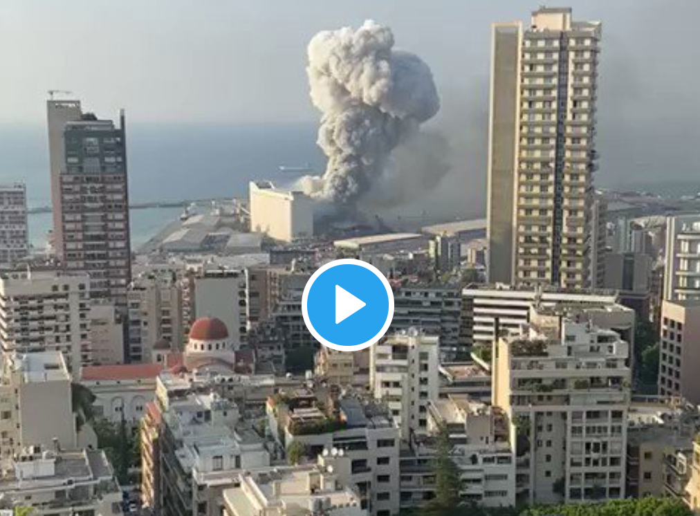 WATCH LIVE: Beirut Lebanon Large Explosions On Tuesday, August 4, 2020 ...