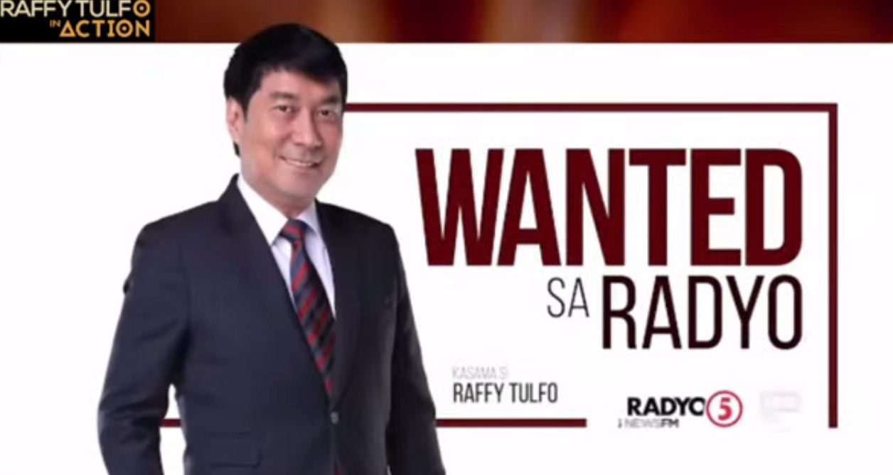 wanted sa radyo live