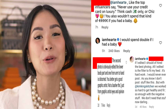 How Heart Evangelista responded to basher calling her 'ubanin