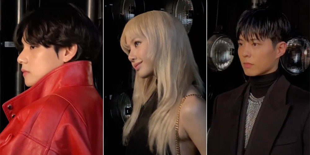 BTS's V, BLACKPINK's Lisa, And Park Bo Gum Snap Star-Studded Photos  Together In France