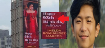VIRAL: Darryl Yap Reacts to Imelda Marcos’ “93th” Birthday Billboard, “93rd?”