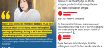 VIRAL: Ella Cruz Saying “History Is Like Tsísmís” Criticized Online