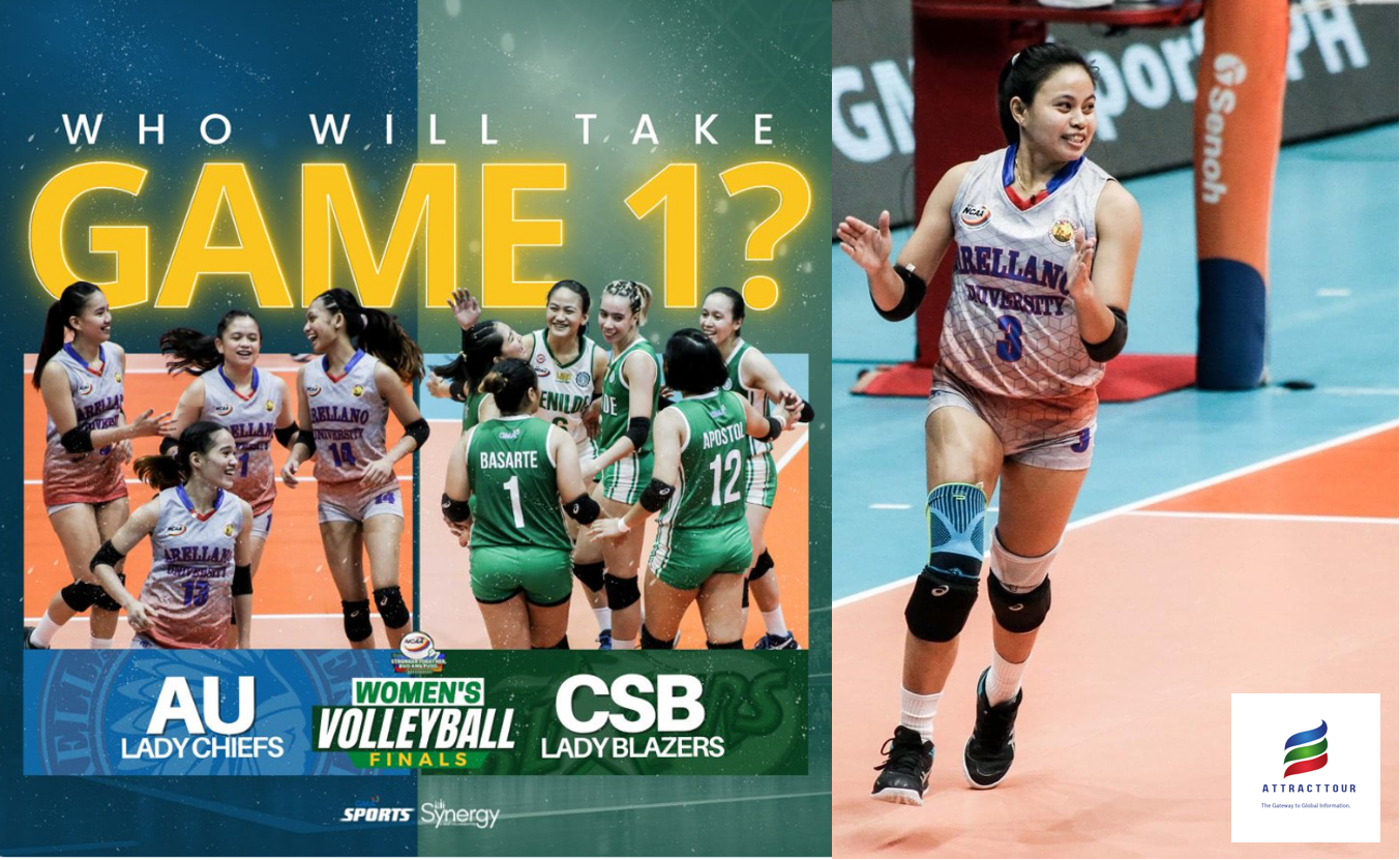 Saint Benilde And Arellano Start The Ncaa Season 97 Volleyball Championship Match Attracttour 