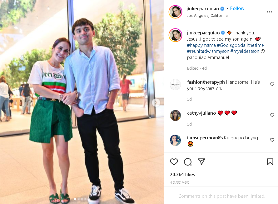 Jinkee Pacquiao Wearing Her Six-digit Outfits During Her Stay In