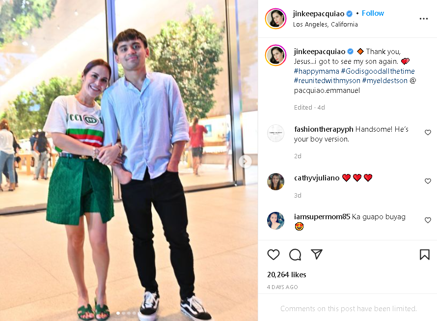 Jinkee Pacquiao's six-digit OOTDs in Los Angeles