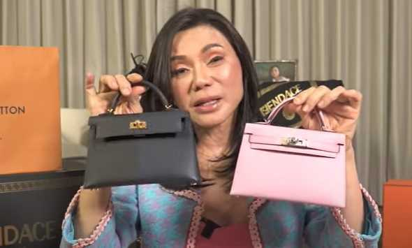 Vicki Belo showcases bag collection in latest vlog