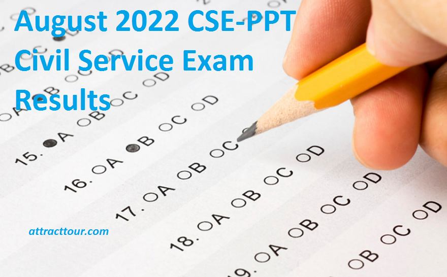 August 2022 CSC Civil Service Exam Result Region 7 Professional Level