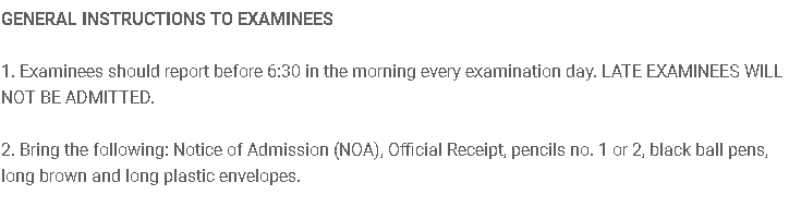 room assignment let october 2022 catarman