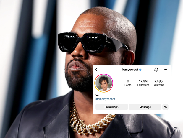 Dawn Zulweta Porn - Kanye West Targets Another Member of Kim's Family in a Surprise Update to  his Instagram profile, Sending fans into a Commotion - AttractTour