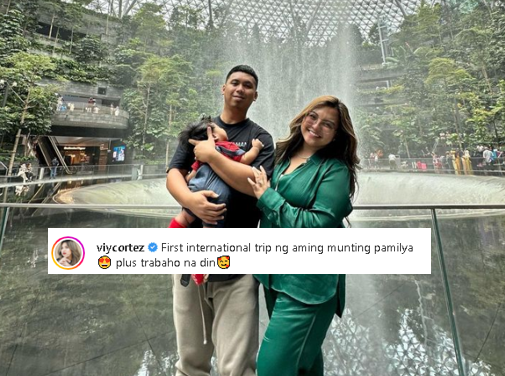 Cong TV, Viy Cortez, and Baby Kidlat Make Their First Family Trip Abroad -  AttractTour