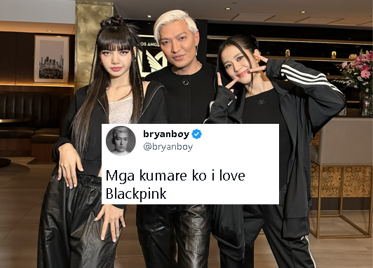 Bryanboy Poses With Lisa And Jisoo Of Blackpink - Attracttour