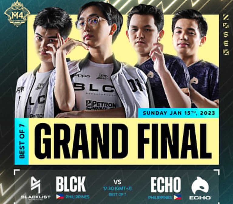 LIVE NOW M4 MLBB International Grand Finals ECHO vs BLACKLIST