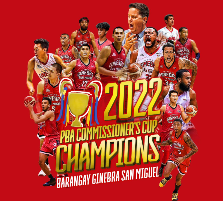 Brgy. Ginebra Gin Kings Is The PBA Commissioner’s Cup 2022 CHAMPIONS ...