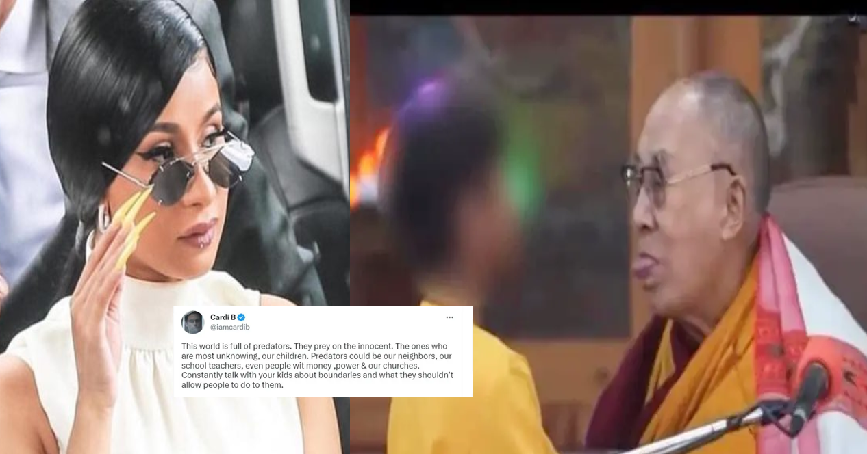 Cardi B Speaks Out To Dalai Lama’s Controversial Video "Suck My Tongue ...